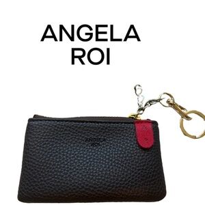 Angela Roi ZURI pouch DARK BROWN Card Holder